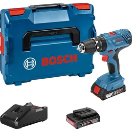 Bosch GSB 18V-21 Professional inkl. 2 x 2 Ah + L-Boxx 06019H1107