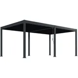 BellaVista Oasis 3,6 x 6 m inkl. 4 Seitenteile Anthrazit
