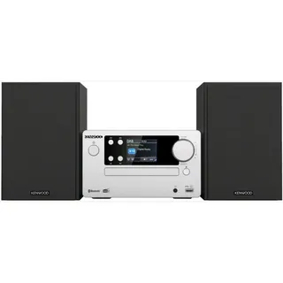 Kenwood M-725DAB-S frosted aluminium Stereoanlage,