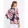 Lady WITT WEIDEN Rundhals-Shirt in marine-magenta-bedruckt | Gr.: 38