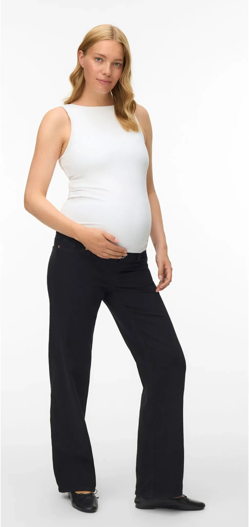 MAMALICIOUS® Umstands-Jeans Tessa, schwarz, 33