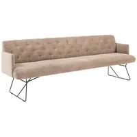 KAWOLA Esszimmerbank Taupe, 166cm