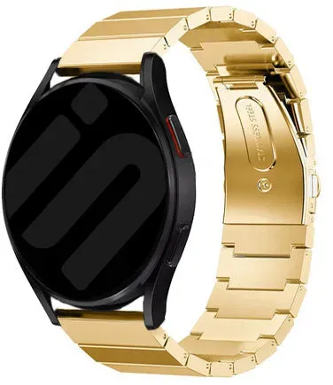 Strap-it ICE Smart 2.0 Rectangular 1.96 Armband Stahl 'Premium' für ICE Smart 2.0 Rectangular 1.96 - Gold - Butterfly-Verschluss