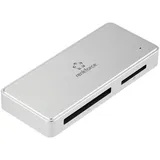 Renkforce RF-PCR-400 Externer Speicherkartenleser / Hub USB-C® (USB 3.2 Gen 1), USB-A Silber