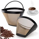 2 Stück Wiederverwendbare Permanent-kaffeefilter Für Kaffeemaschinen - Sonstiges