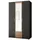 Pol-Power Drehtürenschrank Hanau 120 x 196 x 54 cm Grau