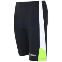 Airtracks Herren Laufhose Kurz Schwarz Neon SCHWARZ M