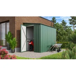 Globel Gerätehaus "Wand-Zierde LeanTo" 58, jade