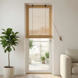 vidaXL Bambusrollo 70 x 220 cm Braun