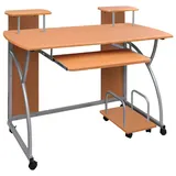 vidaXL Computertisch Braun 110x52x88,5 cm Holzwerkstoff - Braun