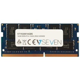 V7 V71920016GBS Notebook DDR4 SO-DIMM Arbeitsspeicher 16GB (2400MHZ, CL17, PC4-19200, 260pin, 1.2V)
