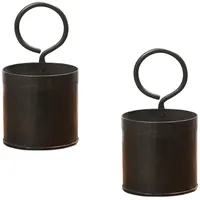Marrakesch Orient & Mediterran Interior 2er Set Blumentopf Pflanzkübel