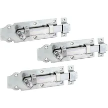GAH Alberts 115432 Türriegel gerade mit Knopfgriff 3er Set