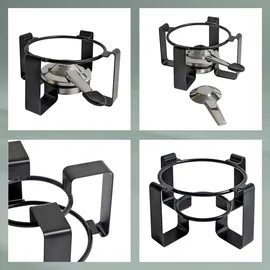 Kela Fondue-Set Gunten 16-teilig Edelstahl mit 4 Keramikschalen