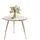 lookway Soleil Gold Hochglanz Weiß 50 x 47 x 50 cm