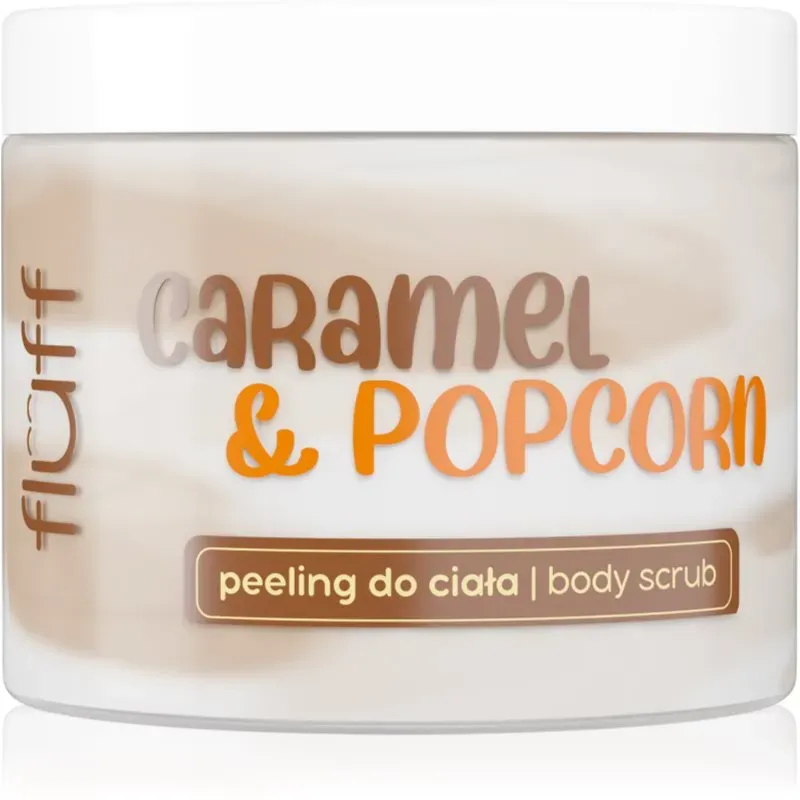 Fluff Caramel & Popcorn Körperpeeling 160 ml