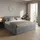 home collective Polsterbett 180 x 200 cm Grau