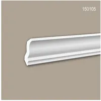 Profhome Eckleiste Polyurethan 200 x 6,3 x 6 cm