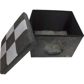 lets sleep Pet Cube Katzenkorb hellgrau/dunkelgrau - Hellgrau/Dunkelgrau