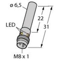 Turck Sensor bündig NPN, Schließer BI1,5-EH6,5K-AN6X-V1131