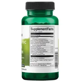 Swanson Adaptogener Kräuterkomplex mit Rhodiola, Ashwagandha und Ginseng Kapseln 60 St.