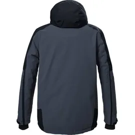 KILLTEC Herren Skijacke/Funktionsjacke mit abzippbarer Kapuze und Schneefang KSW 69 MN SKI JCKT, Dunkel Stahlblau XL