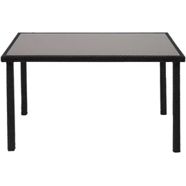 Mendler HWC-G19 Gartentisch 120 x 75 x 71 cm braun