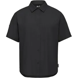 Jack Wolfskin Sierra Canyon Kurzarmhemd Schwarz M