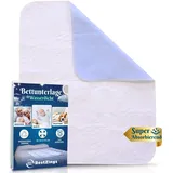 Bestzing - Inkontinenzunterlage waschbar - Inkontinenz bettunterlage - Bettunterlage wasserdicht - Wasserdichte matratzenauflage - Betteinlagen inkontinenz waschbar - Matratzenschutz wasserdicht 90x75