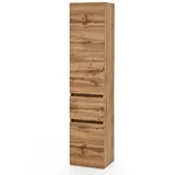 Held Held-Möbel Hochschrank Baabe Holzoptik Braun Eiche