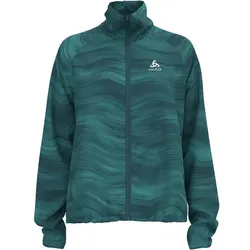 ODLO Damen Jacket ZEROWEIGHT PRINT, jaded - graphic SS21, M