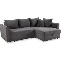 JOB Ecksofa Boomer Cord Grau