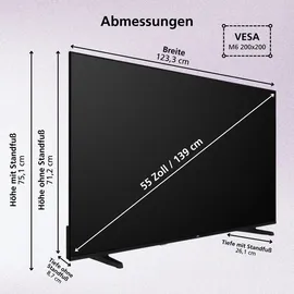 JVC LT-55VRQ3555 55" 4K QLED Smart TV