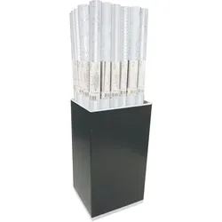 Clairefontaine 30x Premium 80g 2x0,70m, im Kartondisplay mit 30 Rollen, weiß - Weiß 211825C