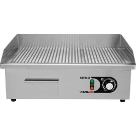 Yato Gastro Grillplatte, geriffelt 3000W 555x430x230mm
