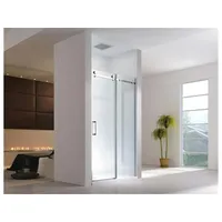 Glaszentrum Hagen - 140x195cm Nischentür Schiebetür Duschtür Nischendusche - ESG Glas - Transparent