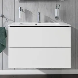 Duravit Waschtischunterschrank 2 Auszüge 82 x 55 x 39,1 cm Grau Matt