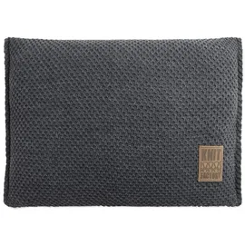 Knit Factory Lynn Kissen 60 x 40 cm Anthrazit