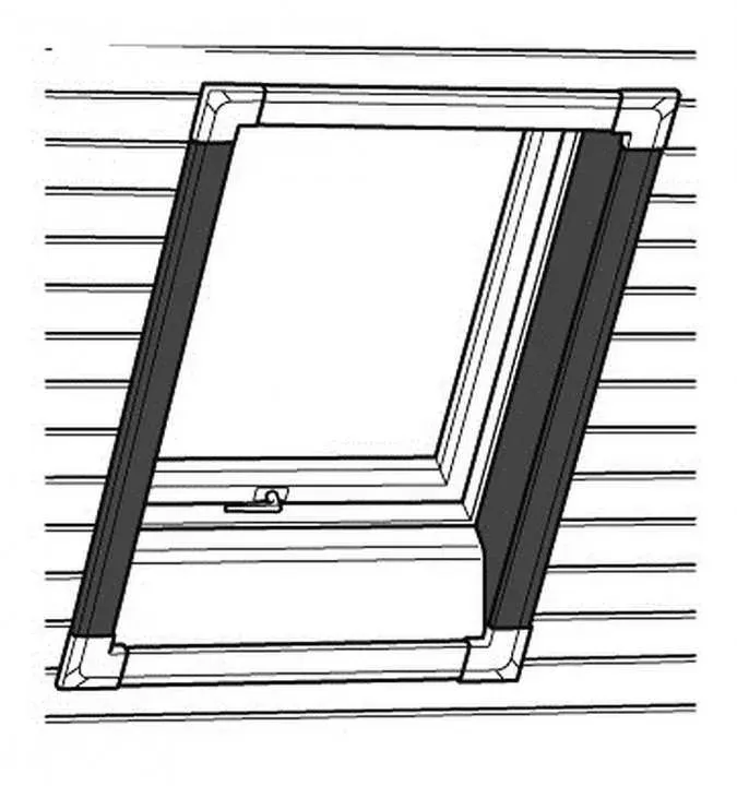 Roto Designo Rx ZIN LAE Innenfutter Längenteil xx/07 LT 500 mm KG Golden Oak