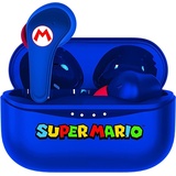 OTL Technologies Bluetooth-Kopfhörer V5.3 Super Mario BLUE TWS Earpods