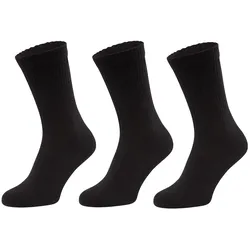 Fruit of the Loom Fruit Crew Socks, 3er-Pack, schwarz, 3538