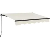 Juskys Gelenkarmmarkise 400 x 300 cm beige