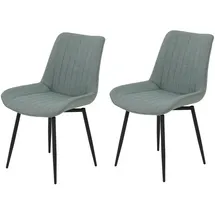 Hela Drehstuhl BERGEN Polyester grün 2er Set