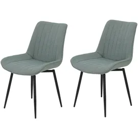 Hela Drehstuhl BERGEN Polyester grün 2er Set