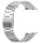 Swissten - kovový pásek pro Apple Watch 42-49 mm (stříbrný)