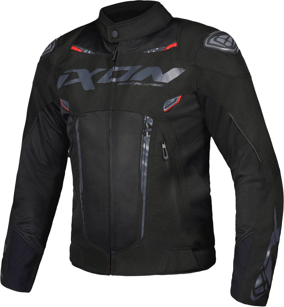 Ixon M-Apocalypse Motorfiets textiel jas, zwart, 3XL Voorman