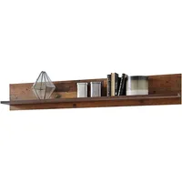 Forte Clif Wandregal 160 x 25,6 x 21,9 cm Braun