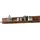 Forte Clif Wandregal 160 x 25,6 x 21,9 cm Braun