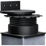 Karle & Rubner Terrassenlager Flex 91 x 91 mm schwarz