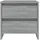 vidaXL Nachttisch Grau Sonoma 45x34,5x44,5 cm Holzwerkstoff
